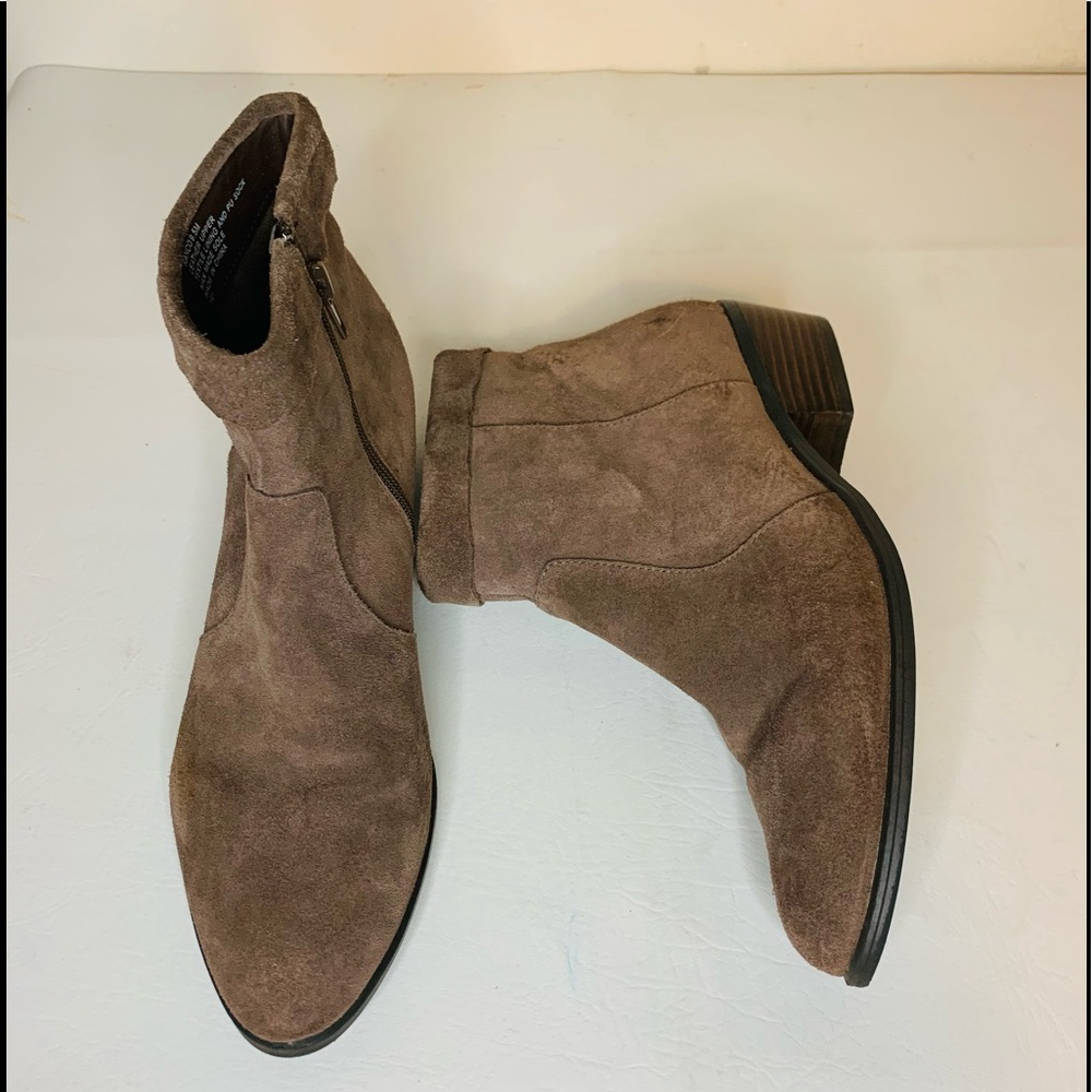 Steve Madden Leather Ankle Booties Ranco 9.5m